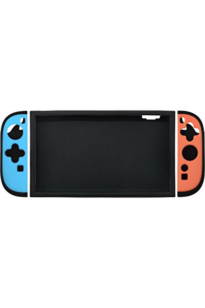 erorex غطاء سيليكون لجهاز نينتندو سويتش ٢ - إصدار أزرق وأحمر | غطاء حماية ناعم مع أزرار وصول كاملة