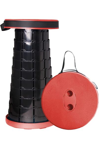 erorex Portable Retractable Folding Stool Collapsible Telescopic Safety Stool Sturdy Lightweight 330Lbs