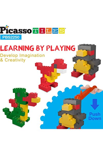 erorex 2250 Pcs Building Block Tiles Creative Shapes Enhance Imaginative Play Unique Set Build Houses