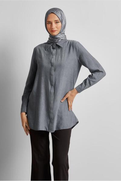 Alvina Shirt Collar Tunic 45764