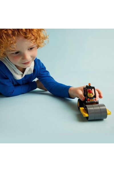 erorex City Construction Steamroller Vehicle Toy Boys Girls & Kids Aged 5 Plus Years Old Model Truck