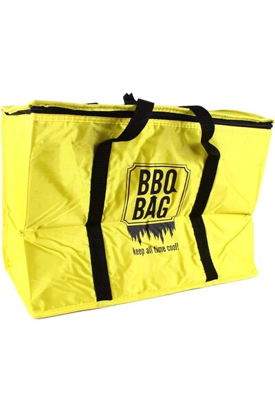 erorex Large Yellow Insulated Cooler Bag 42 x 32 x 24 cm Thermal Picnic Bag