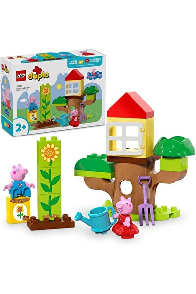 erorex Duplo Peppa Pig Garden Tree House Toy Includes 2 Figures Educational Toddler Learning Toys 2 Plus