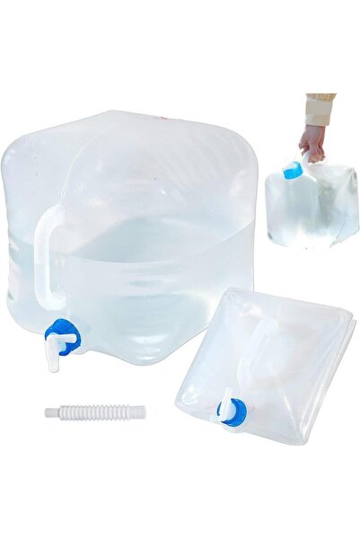 erorex 2.6Gallon/10L Collapsible Water Container Spigot Food Grade Camping Water Storage Carrier Jug