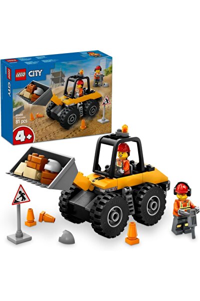 erorex City Yellow Construction Wheel Loader Toy Vehicle Building Set Toddlers 4+ Year Old Boys & Girls