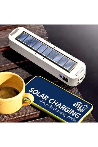 erorex Solar Rechrageable Camping Lantern Magnet Adsorption 4800mah 1500 Lumens 4 Light Modes Led Lantern