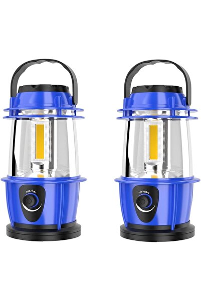 erorex 2 PCS LED Camping Lamp Outdoor LED Camping Lamp Battery Powered 300 Lumen Emergency Lighting