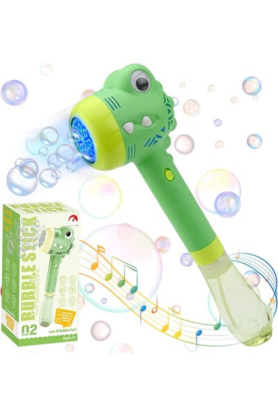 erorex Bubble Gun Bubble Machin Automatic Bubble Blaster Bubble Solution Musical Light Up Bubbles Making