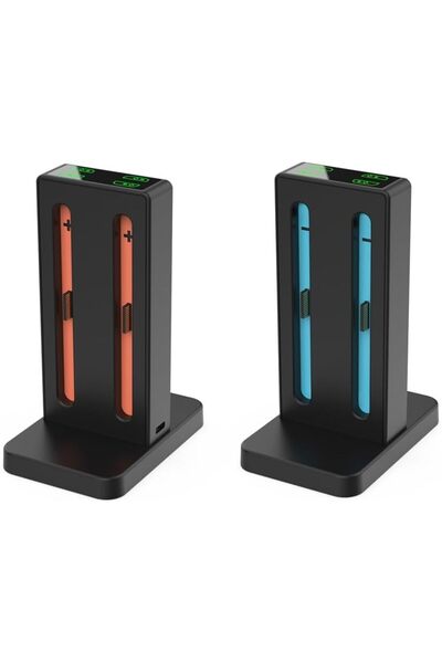 erorex وحدة تحكم شحن قاعدة التبديل 2 4 منافذ محطة شحن مغناطيسية مؤشرات LED نوع C مدخل USB