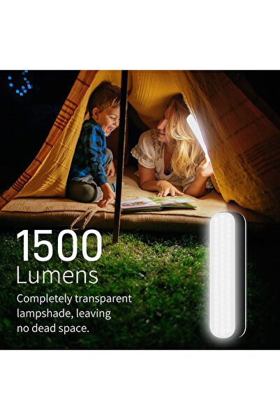 erorex Solar Rechargeable Camping Lantern 4800mAh Power Bank 1500 Lumens 40 LED Lamp 4 Light Modes LED
