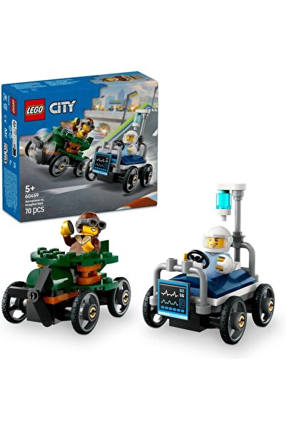 erorex City Aeroplane Vs. Hospital Bed Race Car Pack Toy Soapbox Car Toys 5+ Year Old Boys & Girls Fun