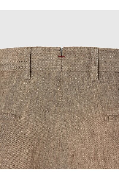Hiltl Chino Beige Pure Linen Regular Fit Trousers