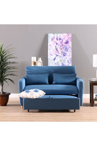 Danube Home أريكة سرير من القماش ألفا بمقعدين