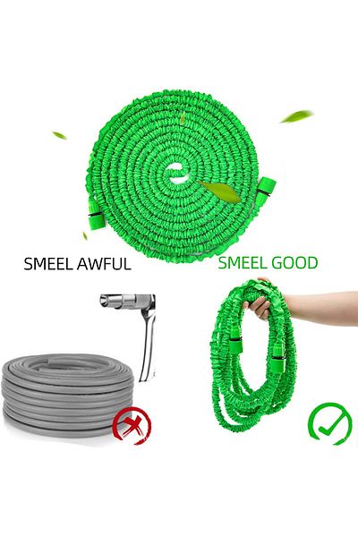 Türkiye Stretchable Hose Pipe Extra Long 100ft 30m with Sprayer Gun 7-Function Nozzle