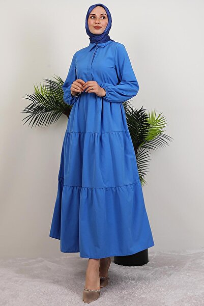 GİYZAMİLA Τυπικό φόρεμα με κουμπιά γιακά