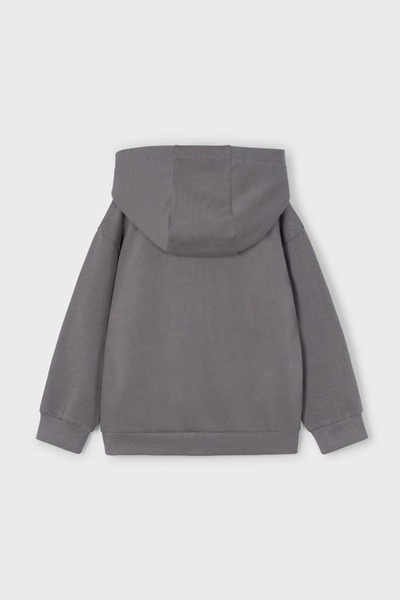 MAYORAL Φούτερ Boy's Embossed Dinosaur με τύπωμα με κουκούλα - Γκρι