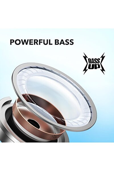 Soundcore سماعات أذن لاسلكية حقيقية من Anker P20i (10 مم، بلوتوث 5.3، مدة تشغيل تصل إلى 30 ساعة، IPX5)