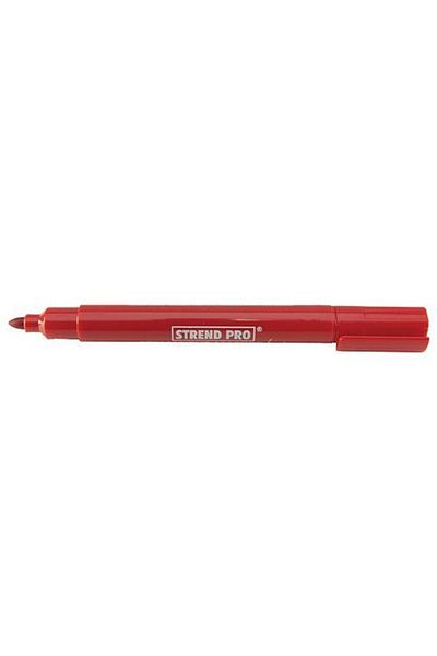 Strend Pro Permanent permanent marker set, 12 pcs, thickness 4.5mm, red