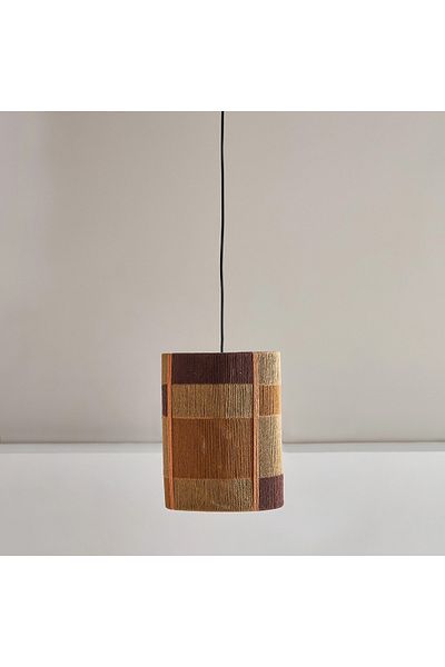 Home Box Collett Rope E27 Pendant Lamp - 26x26x33.5 cm