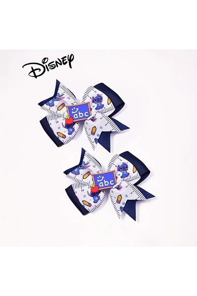 OEM Hair bows with stitch, school, kindergarten, nursery, set of 2 hair clips