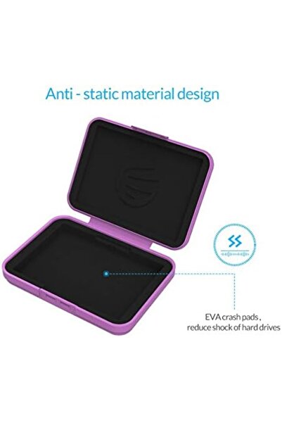 Orico Portable 3.5 Inch Hard Drive Carrying Case Protective Disk Box Storage Cover for HDD/SSD (Mult