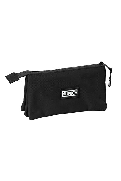 Munich Triple Carry-all Negro Black 22 x 12 x 3 cm