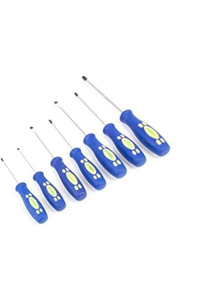 STONEC 7-Piece Screwdriver Set with Rubber Handles