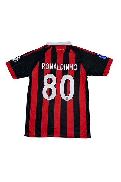 TETYS Adult Legend 2007 A.C Milan Retro Ronaldinho Nostalgia Adult Jersey
