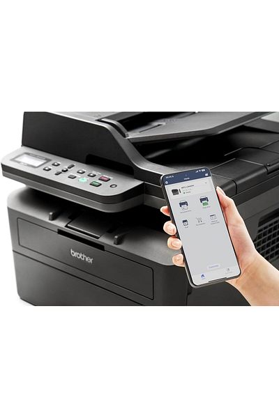 Brother Wireless All In One Monochrome Laser Printer, DCP-L2640DW, Automatic 2 Sided Print, Black