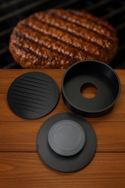 MEKARNO3D Hamburger Kalıbı Köfte Presi Şekillendirici Pratik Hamburger Yapma ...