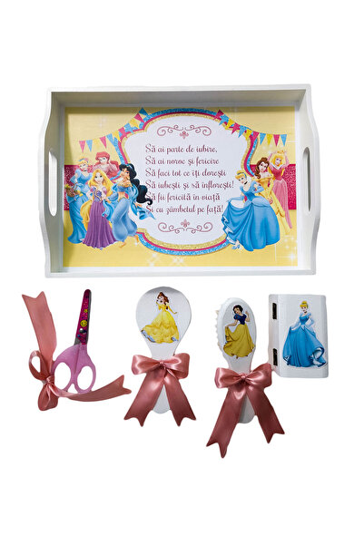 fantasialand Tava mot fete, 5 piese, model Princess