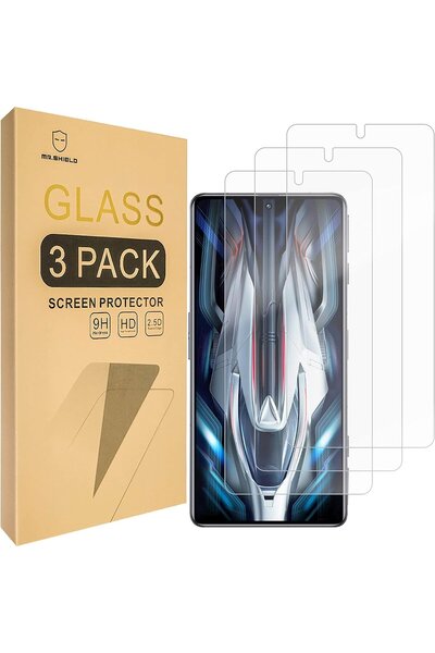 OEM Screen protectors compatible with Xiaomi Poco F4 GT, 9H hardness, transparent set of 3