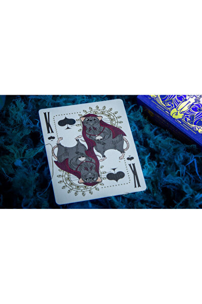 Derya Bilardo Under the Moon Midnight Blue Playing Cards - Jocu