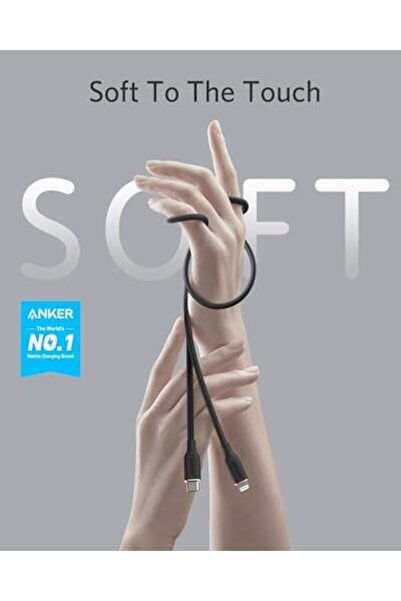 Anker PowerLine III Flow, USB C to Lightning Cable for iPhone 14/14 Pro / 14 Pro Max/13/12/11/X/XS M