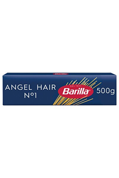 Barilla Pasta Angel Hair 500 gThin Delicate Pasta Made from Durum Wheat for Classic Italian Recipes