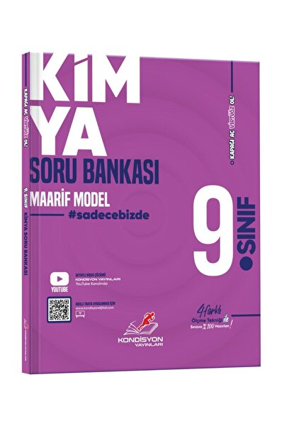 Kondisyon Yayınları 9. SINIF KİMYA VİRTÜÖZ SORU BANKASI ( MAARİF MODEL ) 2026