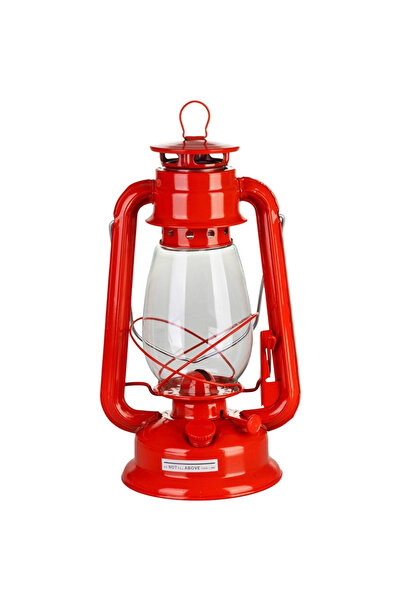 SGTT Lampă cu gaz, roșie, înălțime 30 cm, cu cuier