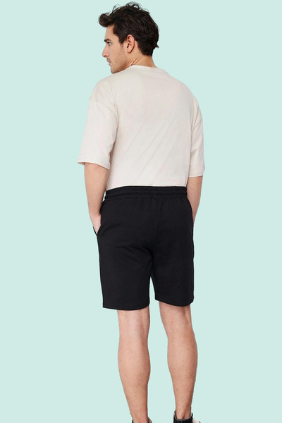 PayBuy Ανδρικό μοντέρνο σορτς με φαρδύ πόδι Βαμβακερό άνετο για καθημερινά συνδυασμούς Καλοκαιρινό σορτς Σαββατοκύριακου