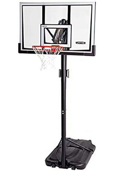 LifeTime 90061 Portable Basketball System, 52 Inch Shatterproof Backboard