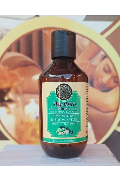 Anothai Lemongrass & Eucalyptus Massage Oil 300 ml, 100%, SPA PRODUCTS