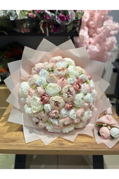 Pika 60 Şakayık İsteme Çiçeği - İsteme Buketi - Pembe Şakayık Buketi - 60'lı ...