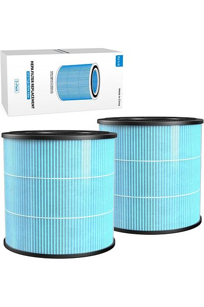 AIRTOK Air Purifier AP0601 Replacement Filters 2-Pack, H13 True HEPA Filter, Activated Carbon Filter