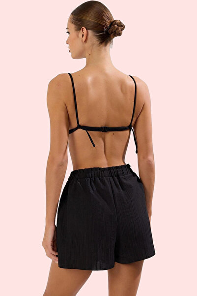 PayBuy Women's Fashion Crinkle Woven Short Shorts High Waist Design Summer Shorts Daily Use