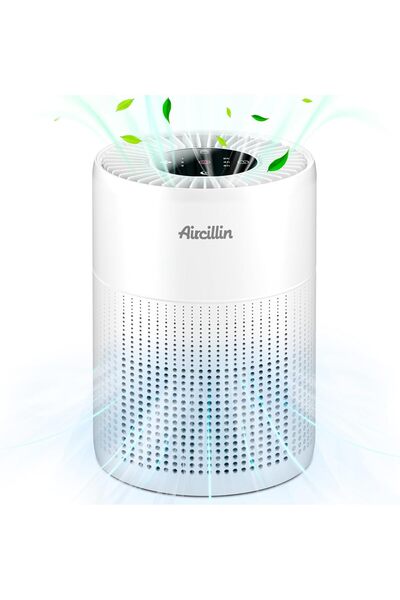 AIRTOK Aircillin Air Purifiers for Bedroom with HEPA Filters, Air Purifier for Home Large Room Covers Pet H