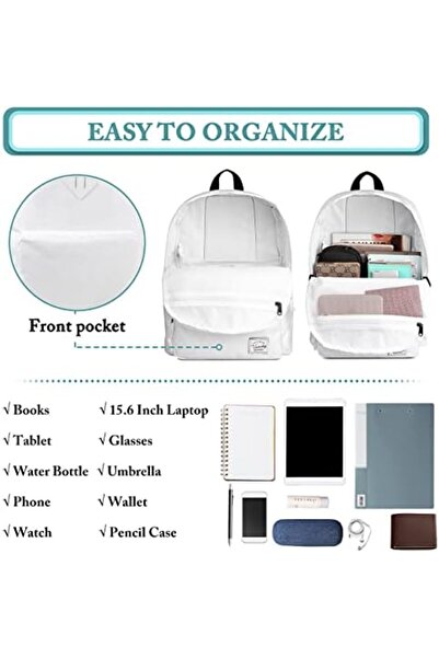 VASCHY Backpack for Women Men, Ultra Lightweight School Bag for Kids Teen Boys Girls, Casual Daypack