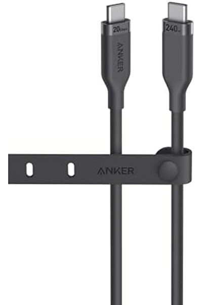 Anker USB 4 Gen 2 Cable, 20 Gbps Data Transfer, 4K HD Display, 3 ft Bio-Based 240W Charging USB C to