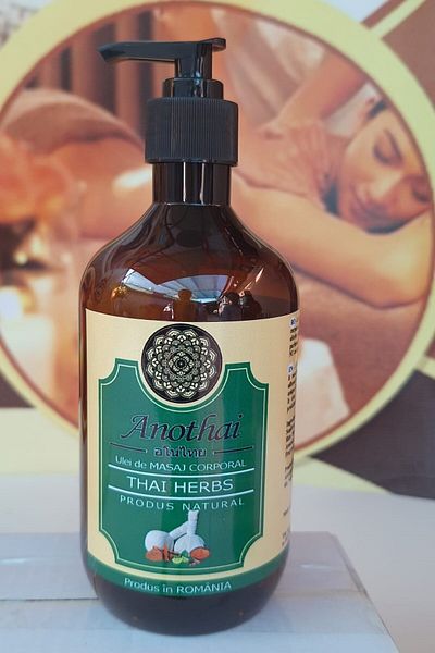 Anothai Thai Herbs Massage Oil 500 ml, 100%, SPA PRODUCTS