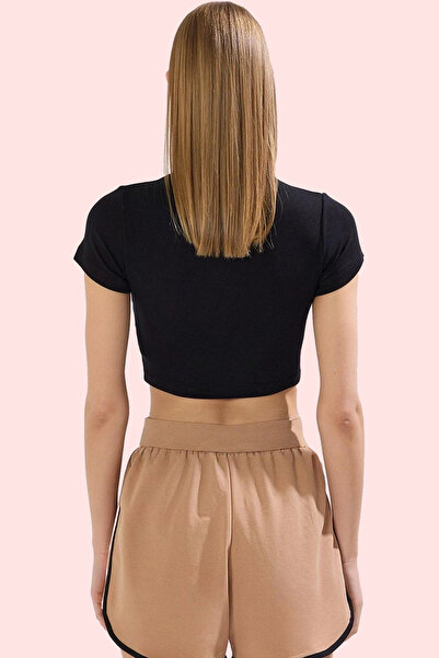 PayBuy Women's Fashion Short Knitted Shorts High Waist Straight Fit Color Daily Use Summer Shorts