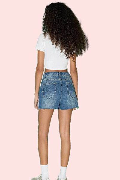 PayBuy Women's Fashion Denim Shorts Wide Leg Solid Pattern Cotton Casual Combinations Weekend Summer Shorts