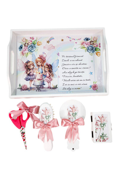 fantasialand Tava mot fete, 5 piese, model Zana